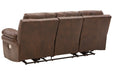 Edmar Chocolate Power Reclining Sofa - U6480515 - Lara Furniture