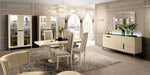 Elite Dining Ivory With Ambra “Rombi” Chairs Set - Lara Furniture