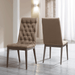 Elite Dining Room Brown  Silver Birch Set - Lara Furniture