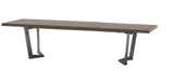 Elite Dining Table Brown  Silver Birch - i27721 - Lara Furniture