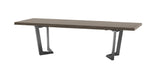 Elite Dining Table Brown  Silver Birch - i27721 - Lara Furniture