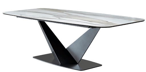 Elite White Dining Table - i38095 - Lara Furniture