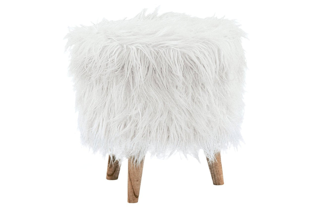 Elson White Storage Ottoman - A3000284 - Lara Furniture