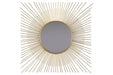 Elspeth Gold Finish Accent Mirror - A8010124 - Lara Furniture