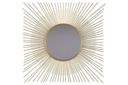 Elspeth Gold Finish Accent Mirror - A8010124 - Lara Furniture