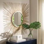 Elspeth Gold Finish Accent Mirror - A8010124 - Lara Furniture