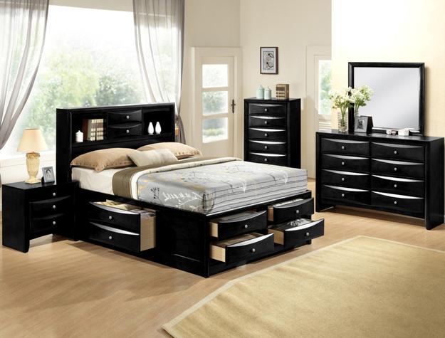 Emily Black Dresser - B4280-1 - Lara Furniture