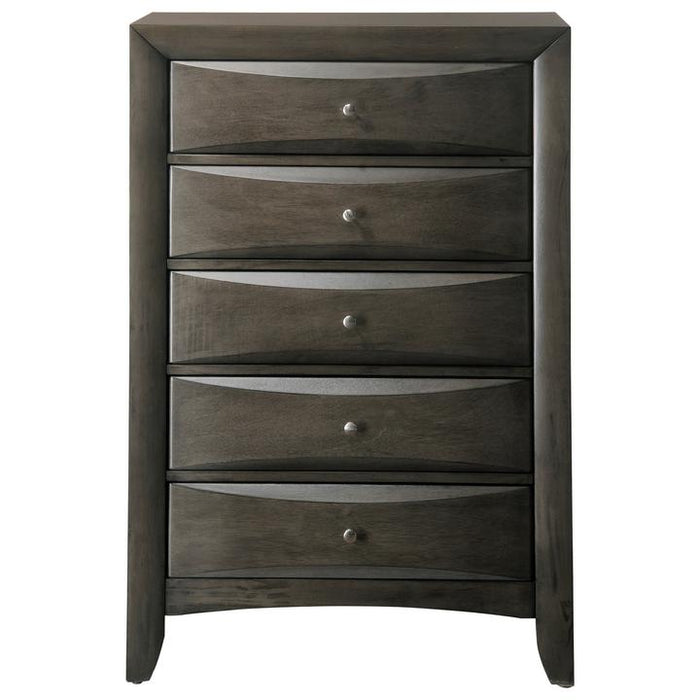 Emily Gray Chest - B4270-4 - Lara Furniture