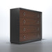 Emporio Black Dresser / Mirror Set - Lara Furniture