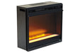 Entertainment Accessories Black Electric Fireplace Insert - W100-02 - Lara Furniture