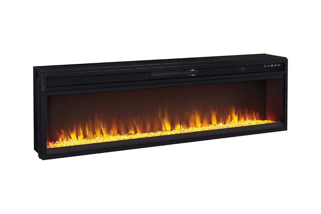 Entertainment Accessories Black Electric Fireplace Insert - W100-22 - Lara Furniture