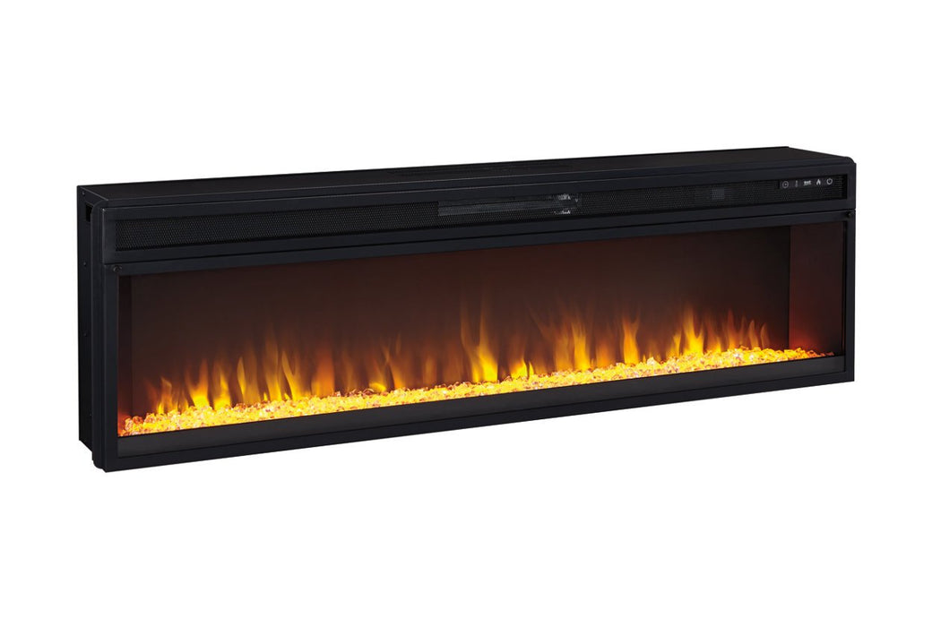 Entertainment Accessories Black Electric Fireplace Insert - W100-22 - Lara Furniture