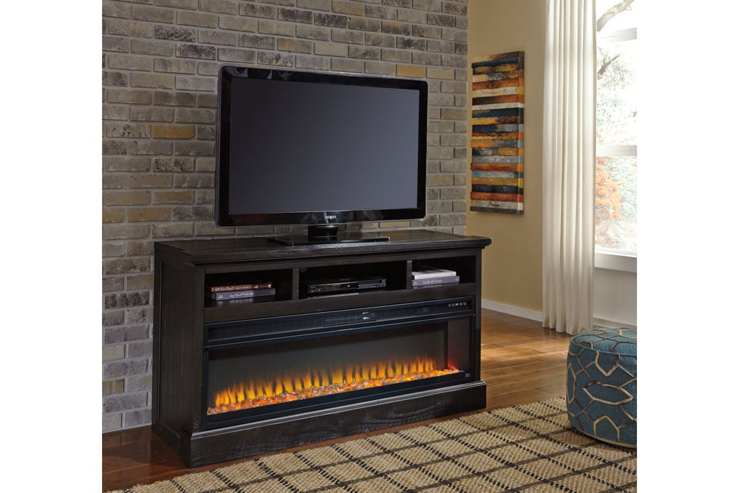 Entertainment Accessories Black Electric Fireplace Insert - W100-22 - Lara Furniture