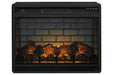 Entertainment Accessories Black Electric Infrared Fireplace Insert - W100-121 - Lara Furniture