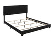 Erin Black Faux Leather King Bed - 5271PU-K - Lara Furniture