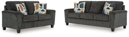 Erinslane Sofa and Loveseat in Dusk - PKG020891