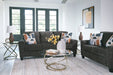 Erinslane Sofa and Loveseat in Dusk - PKG020891