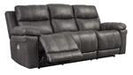 Erlangen Midnight Power Reclining Sofa - 3000415 - Lara Furniture