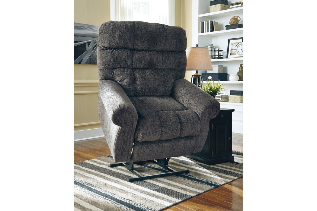 Ernestine Slate Power Lift Recliner - 9760112 - Lara Furniture