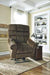 Ernestine Truffle Power Lift Recliner - 9760212 - Lara Furniture