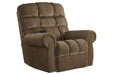 Ernestine Truffle Power Lift Recliner - 9760212 - Lara Furniture