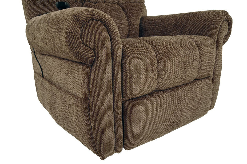 Ernestine Truffle Power Lift Recliner - 9760212 - Lara Furniture