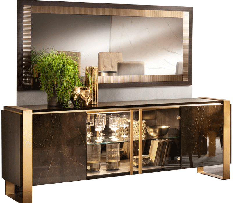 Essenza Buffet / Mirror Set - Lara Furniture