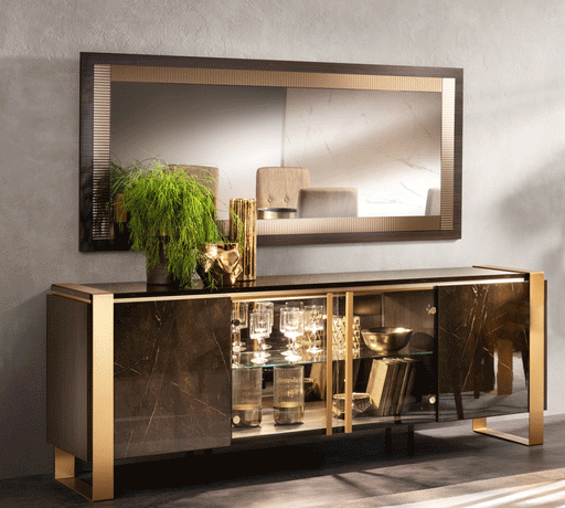 Essenza Buffet / Mirror Set - Lara Furniture