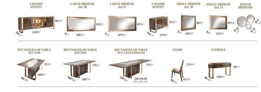 Essenza Dining By Arredoclassic, Italy Set - Lara Furniture