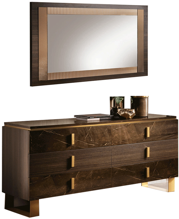 Essenza Double Dresser / Mirror - i33822 - Lara Furniture