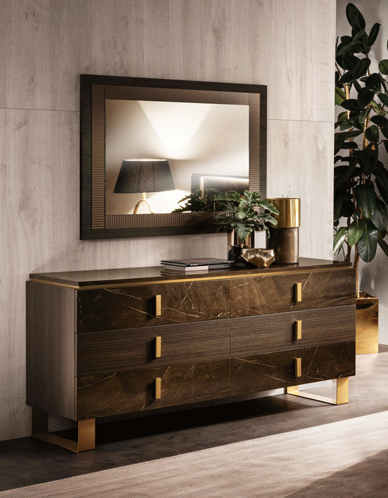 Essenza Double Dresser / Mirror - i33822 - Lara Furniture