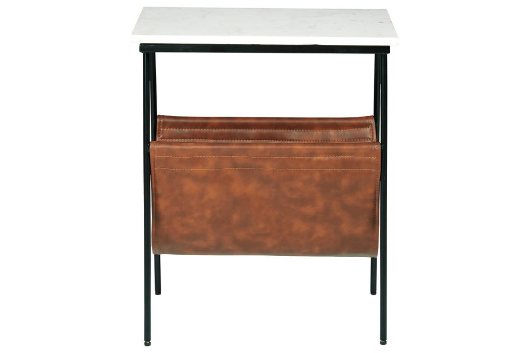 Etanbury Brown/Black/White Accent Table - A4000254 - Lara Furniture