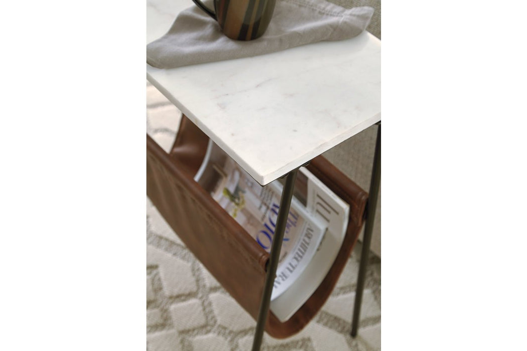 Etanbury Brown/Black/White Accent Table - A4000254 - Lara Furniture