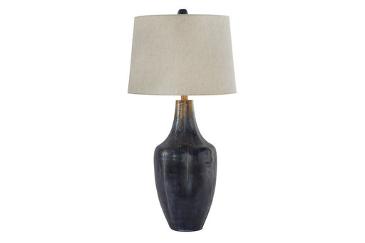 Evania Indigo Table Lamp - L207344 - Lara Furniture