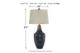 Evania Indigo Table Lamp - L207344 - Lara Furniture