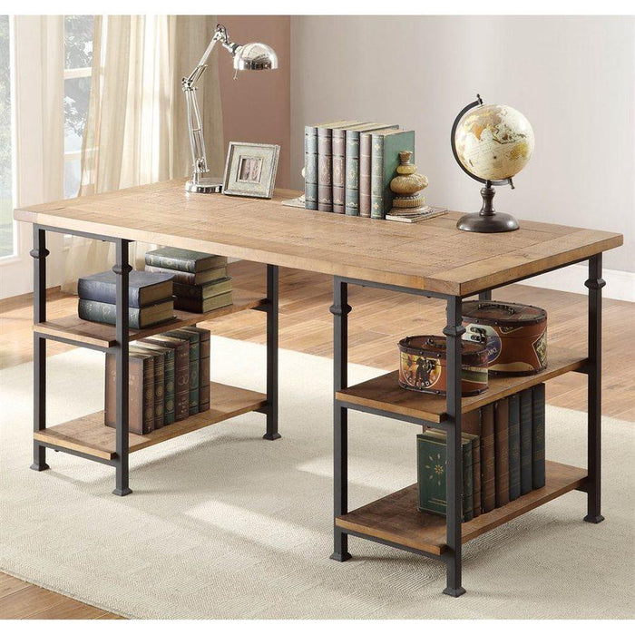 Factory Metal Frame Writing Desk - 3228-15 - Lara Furniture