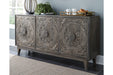 Fair Ridge Dark Brown Accent Cabinet - A4000028 - Lara Furniture