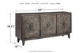 Fair Ridge Dark Brown Accent Cabinet - A4000028 - Lara Furniture