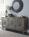 Fair Ridge Dark Brown Accent Cabinet - A4000028 - Lara Furniture