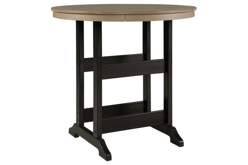 Fairen Trail Black/Driftwood Bar Table - P211-613 - Lara Furniture