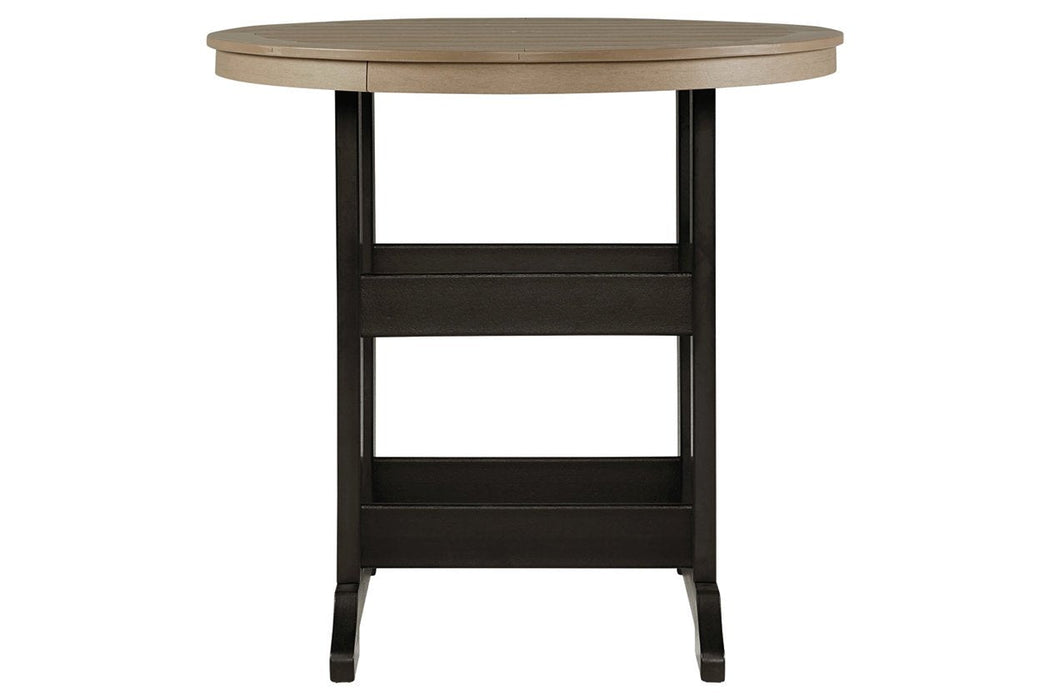 Fairen Trail Black/Driftwood Bar Table - P211-613 - Lara Furniture