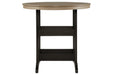 Fairen Trail Black/Driftwood Bar Table - P211-613 - Lara Furniture