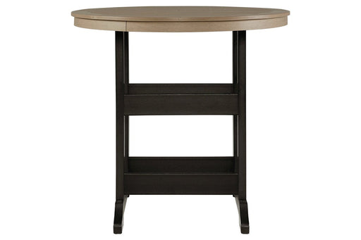 Fairen Trail Black/Driftwood Bar Table - P211-613 - Lara Furniture