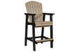 Fairen Trail Black/Driftwood Barstool (Set of 2) - P211-130 - Lara Furniture