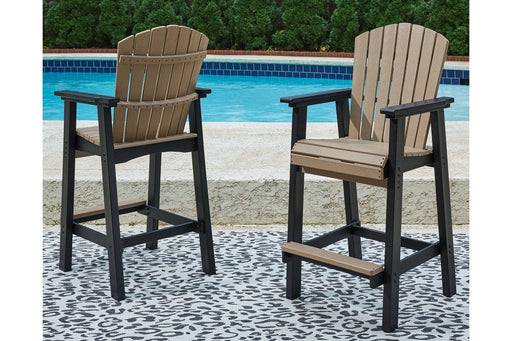 Fairen Trail Black/Driftwood Barstool (Set of 2) - P211-130 - Lara Furniture