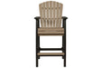 Fairen Trail Black/Driftwood Barstool (Set of 2) - P211-130 - Lara Furniture