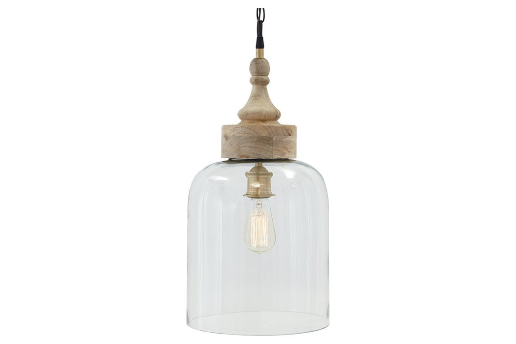 Faiz Transparent Pendant Light - L000148 - Lara Furniture