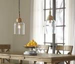 Faiz Transparent Pendant Light - L000148 - Lara Furniture