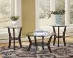 Fantell Dark Brown Table (Set of 3) - T210-13 - Lara Furniture