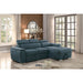 Ferriday Blue Storage Sleeper Sectional - 8228BU* - Lara Furniture